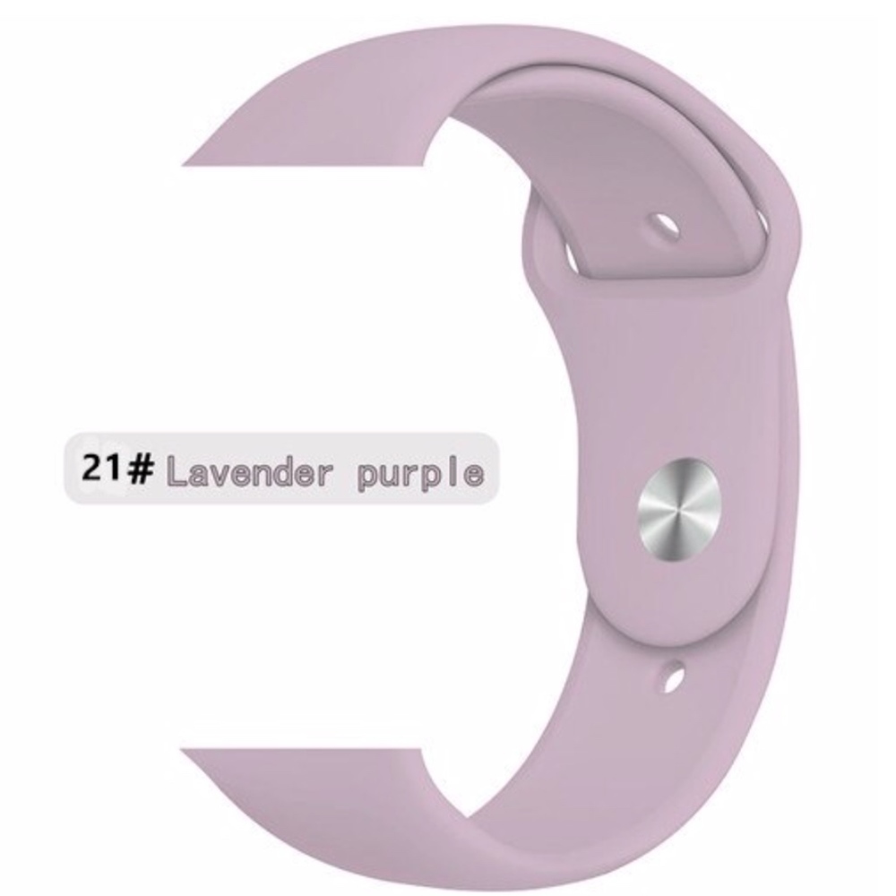 NEW LAVENDAR Sport Silicone Band For Apple Watch